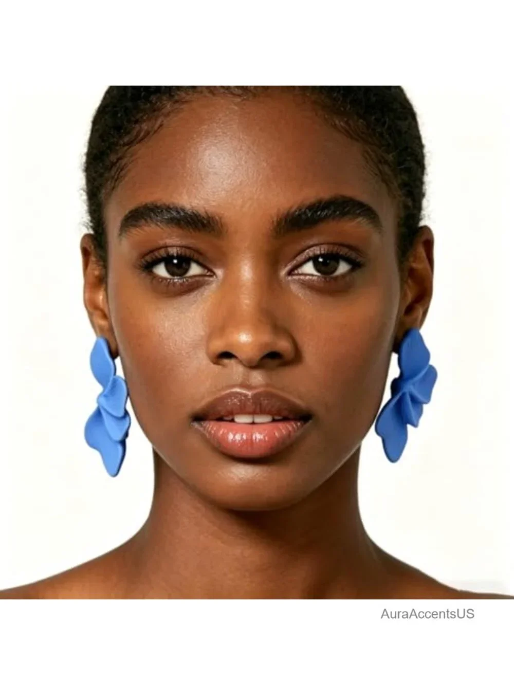 Boho Floral Drop Dangle Earrings for Women, Lightweight Acrylic Statement